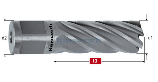 Корончатые свёрла SILVER-LINE, 50 мм, хвостовик Weldon 19