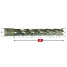 Корончатые свёрла GOLD-LINE, 110 мм, хвостовик Weldon 19